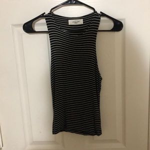 CJLA Black and white stripe Eden tank